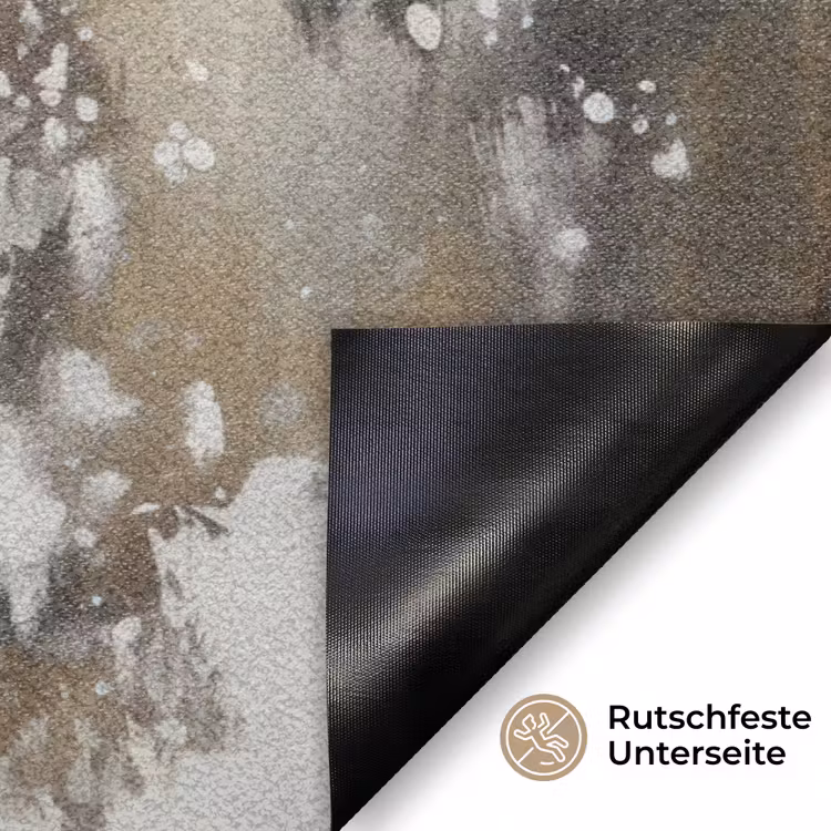 Sneeuwpop - Winter - Sneeuw - Beige Deurmat klein -antislip_DE