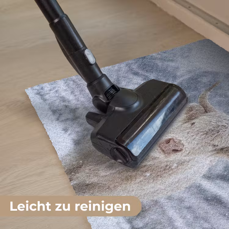 Schotse Hooglander - Sneeuw - Bergen - Winter Deurmat klein -reinigen_DE