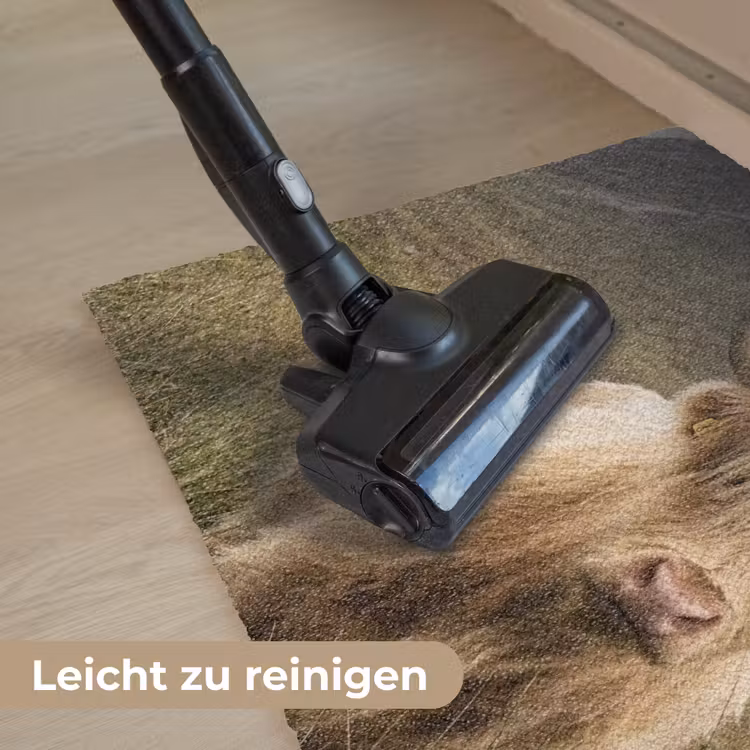 Schotse hooglander - Bergen - Grasveld Deurmat klein -reinigen_DE