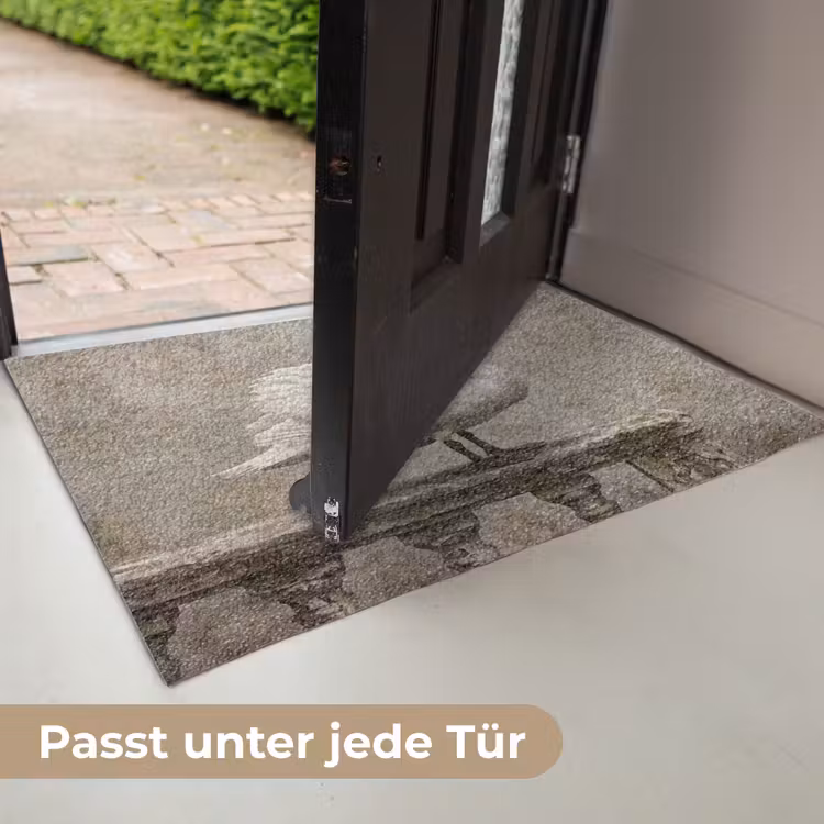 Zwaan - Elegant - Dieren - Wit Deurmat klein -USP_DE
