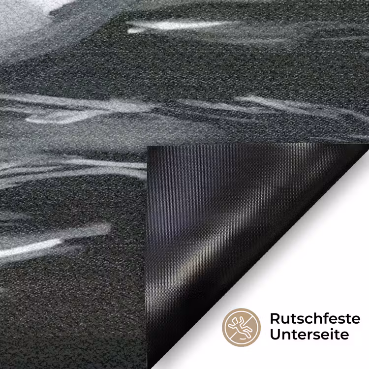 Zwaan - Water - Natuur - Realistisch - Wit Deurmat klein -antislip_DE