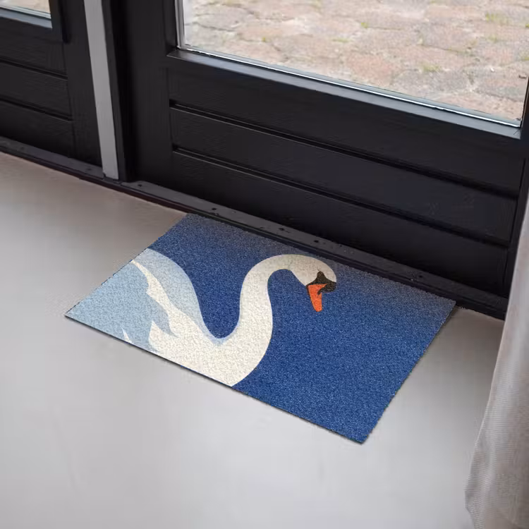 Zwaan - Wit - Snavel - Illustratie Deurmat klein -sfeer2