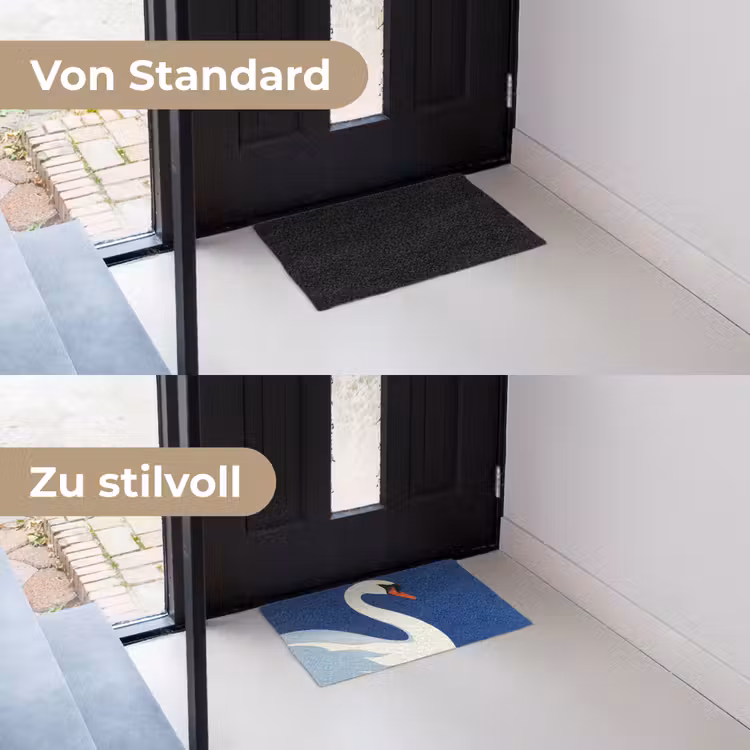 Zwaan - Wit - Snavel - Illustratie Deurmat klein -voor-na_DE