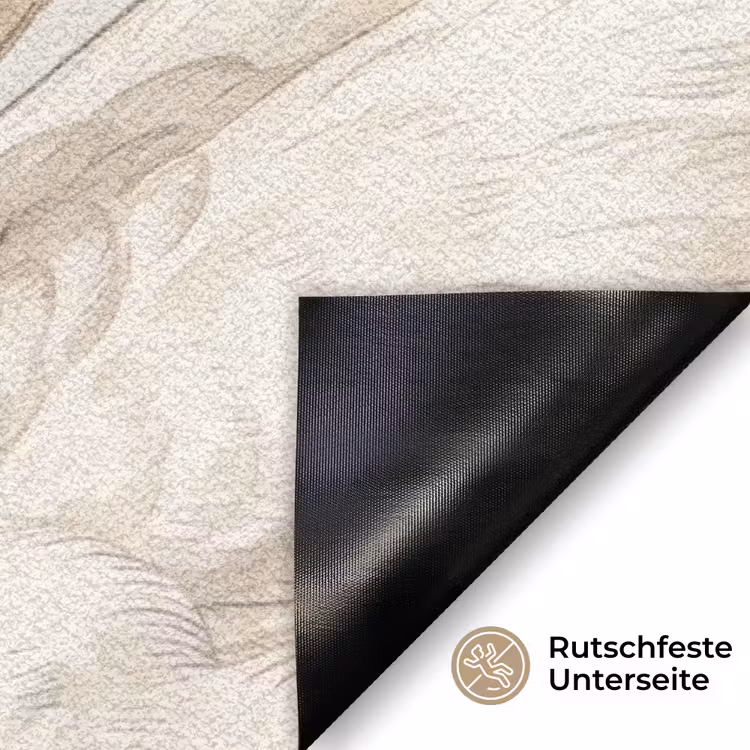 Zwanen - Hartvorm - Dieren Deurmat klein -antislip_DE