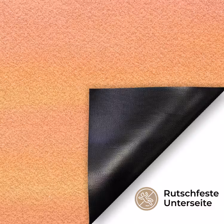 Zwerm - Vogels - Oranje Deurmat klein -antislip_DE