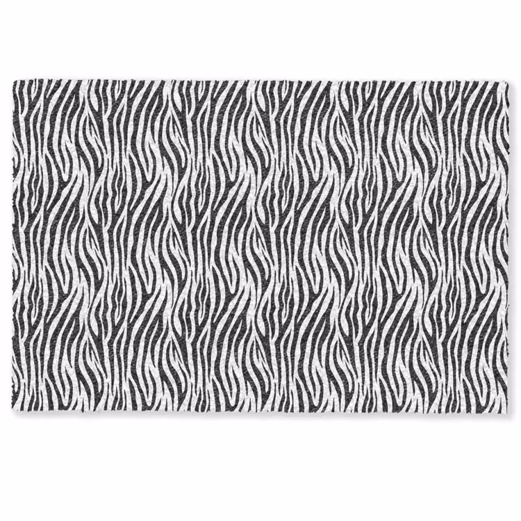 Zwart - Wit - Zebra - Patroon Deurmat klein 898 -zkaufland3d