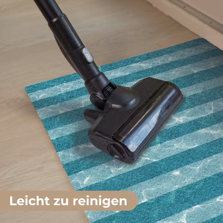 Zwembad - Strepen - Groen Deurmat klein 898 -reinigen_DE