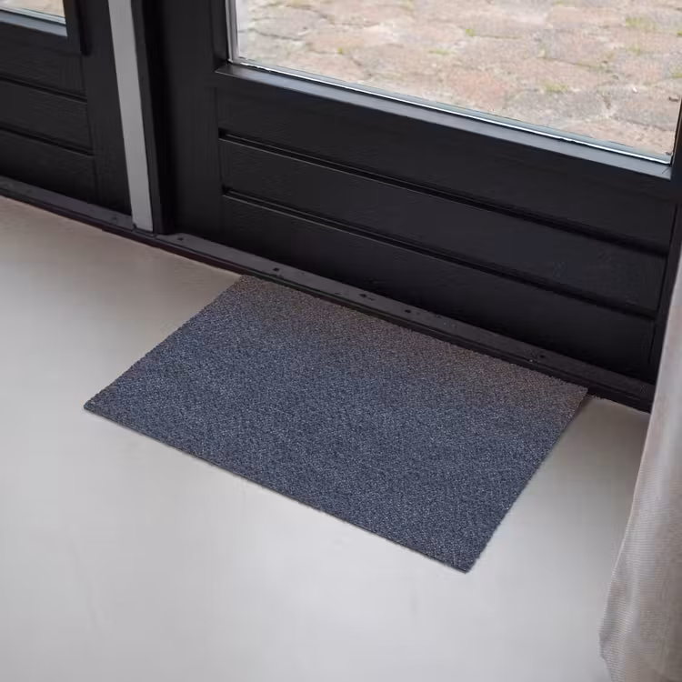 Hexagon - Patroon - Blauw Deurmat klein 898 -sfeer2