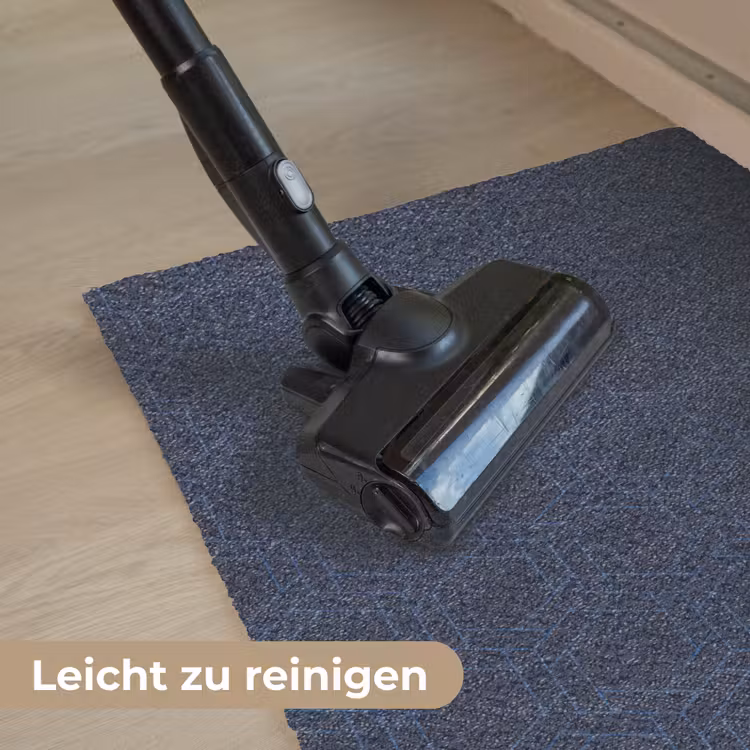 Hexagon - Patroon - Blauw Deurmat klein 898 -reinigen_DE