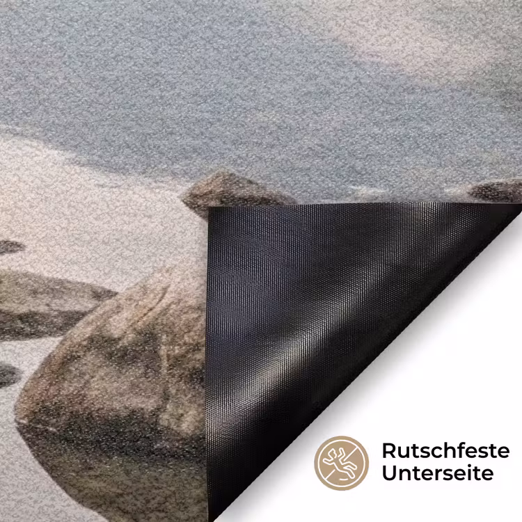 Meer - Bergen - Landschap - Groen Deurmat klein -antislip_DE