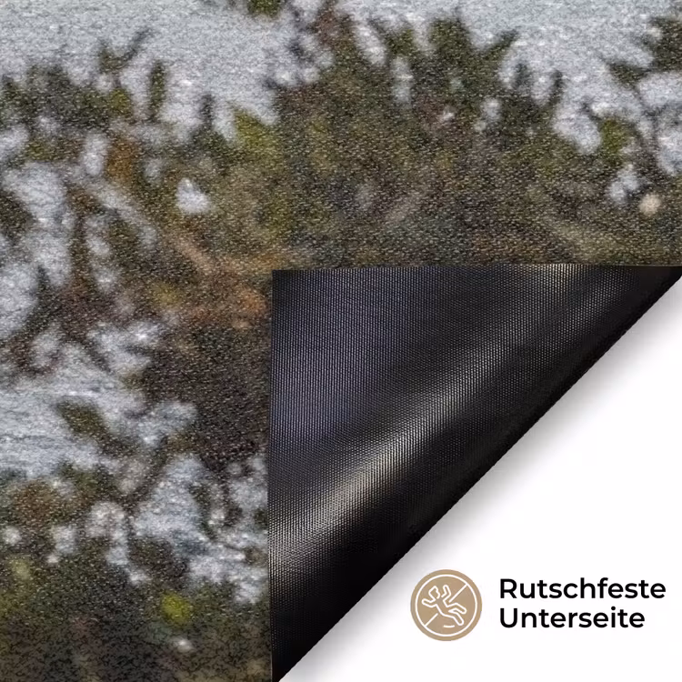 Fußmatte - Segelboot – Bäume – Wasser - Zeilboot - bomen - water Deurmat klein
