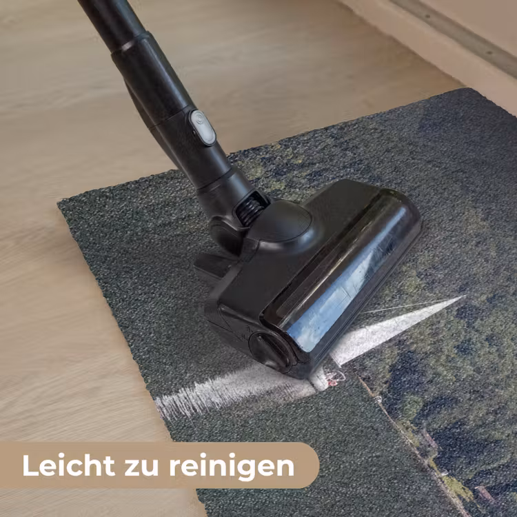 Fußmatte - Segelboot – Wasser – Berge – Natur – Grün - Zeilboot - Water - Bergen - Natuur - Groen Deurmat klein