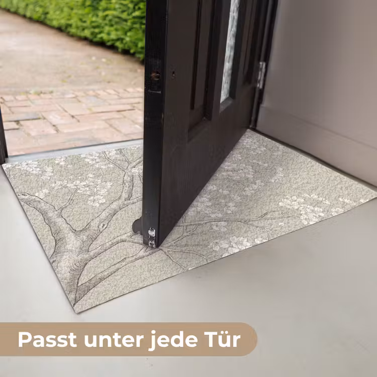 Sereen - Bloesem - Wit Deurmat klein -USP_DE