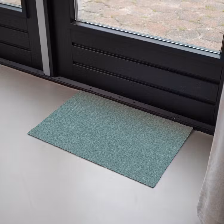 Serene - Teal - Blauw Deurmat klein 898 -sfeer2