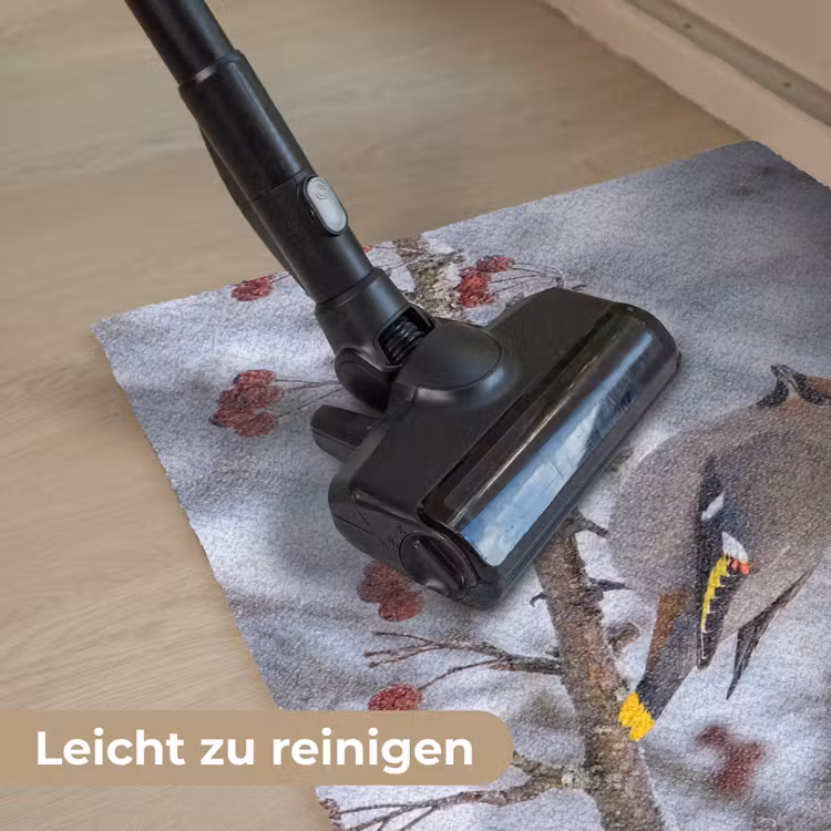 Pestvogel - Bessen - Winter - Natuur Deurmat klein -reinigen_DE