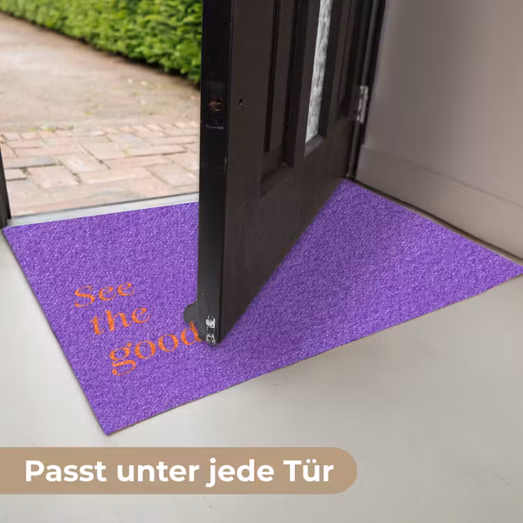 See the good - Oranje - Paars Deurmat klein -USP_DE