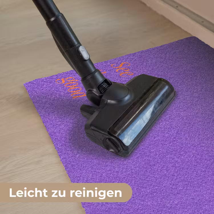 See the good - Oranje - Paars Deurmat klein -reinigen_DE
