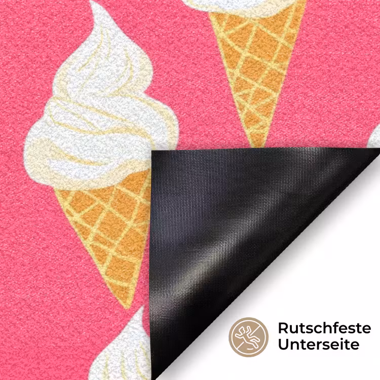 Softijs - Horentje - Roze Deurmat klein 898 -antislip_DE