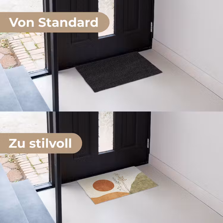 Zon - Abstract - Takken - Oranje Deurmat klein -voor-na_DE