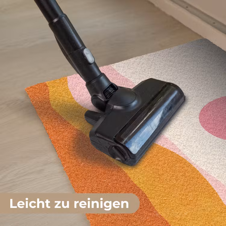 Zon - Heuvels - Abstract - Roze Deurmat klein -reinigen_DE