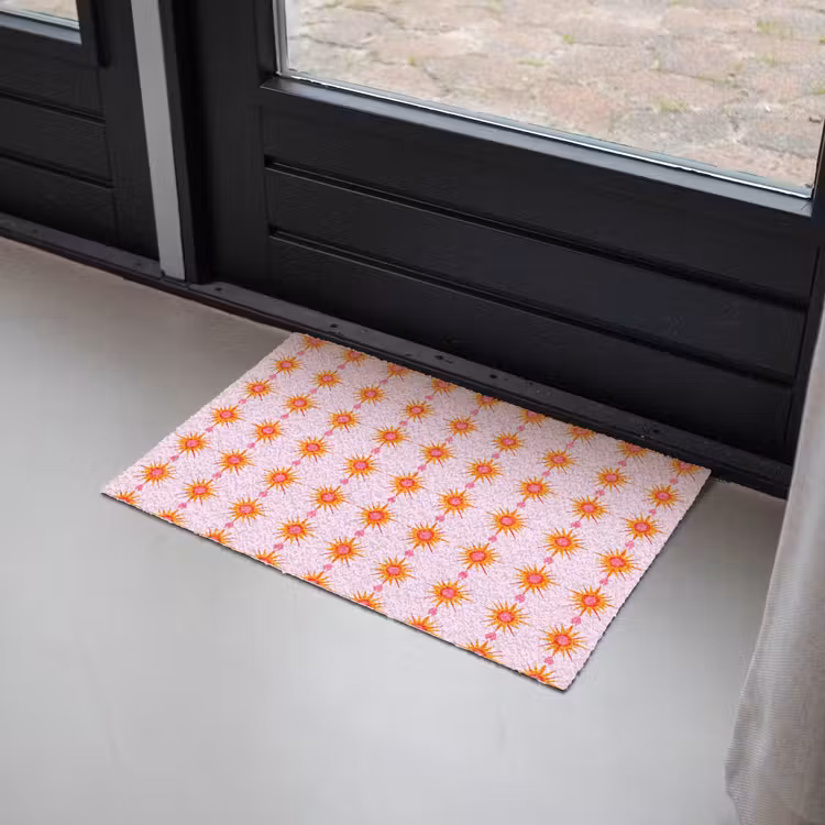 Zon - Motief - Roze Deurmat klein 898 -sfeer2