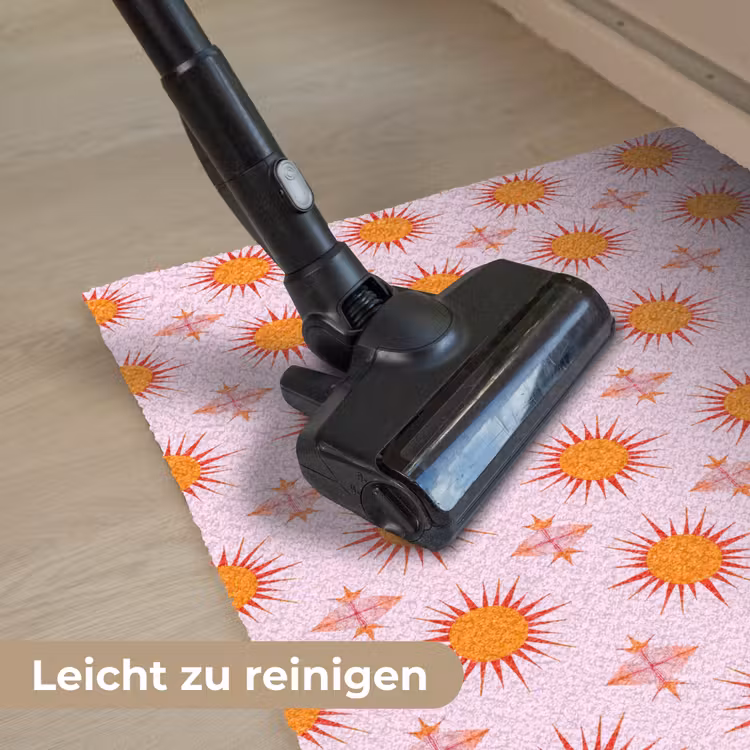 Zon - Patroon - Roze Deurmat klein 898 -reinigen_DE