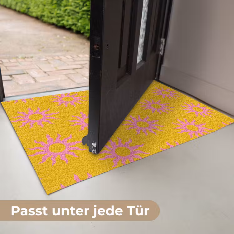 Zonnen - Roze - Geel - Zomer Deurmat klein -USP_DE