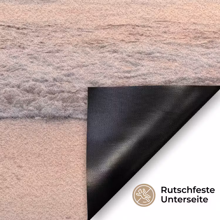 Zon - Strand - Roze Deurmat klein -antislip_DE