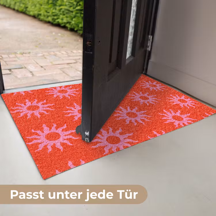 Zonnen - Rood - Roze - Patroon - Zomer Deurmat klein -USP_DE