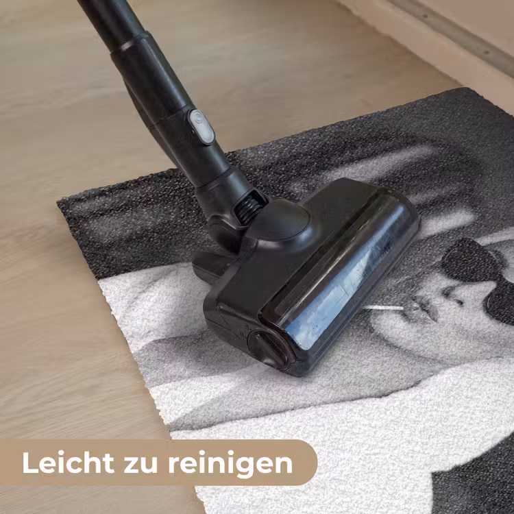 Zonnebril - Vrouw - Zwart - Wit Deurmat klein -reinigen_DE