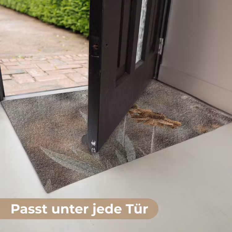 Zonnehoed - Droogbloemen - Geel - Warm Deurmat klein -USP_DE