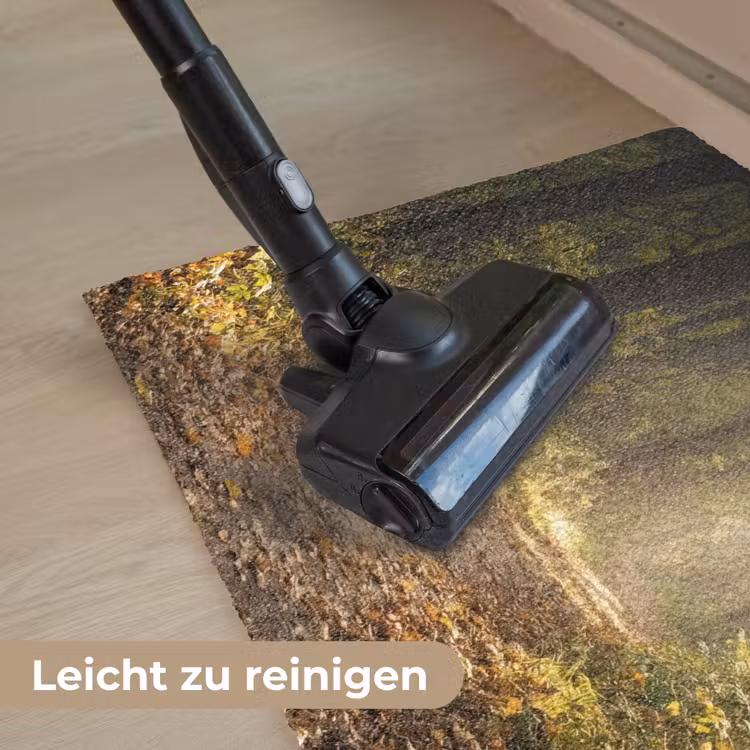 Zonlicht - Bospad - Bomen Deurmat klein -reinigen_DE
