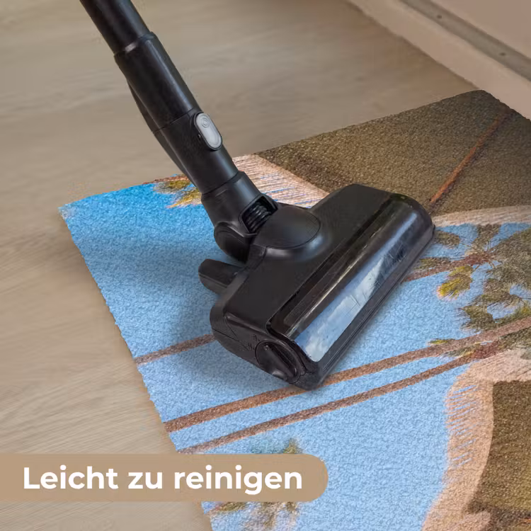 Fußmatte - Sonnenschirm – Grün – Fransen – Sommer – Tropisch - Parasol - Groen - Franjes - Zomer - Tropisch Deurmat klein