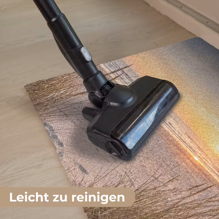Zonsondergang - Duinen - Zee Deurmat klein -reinigen_DE