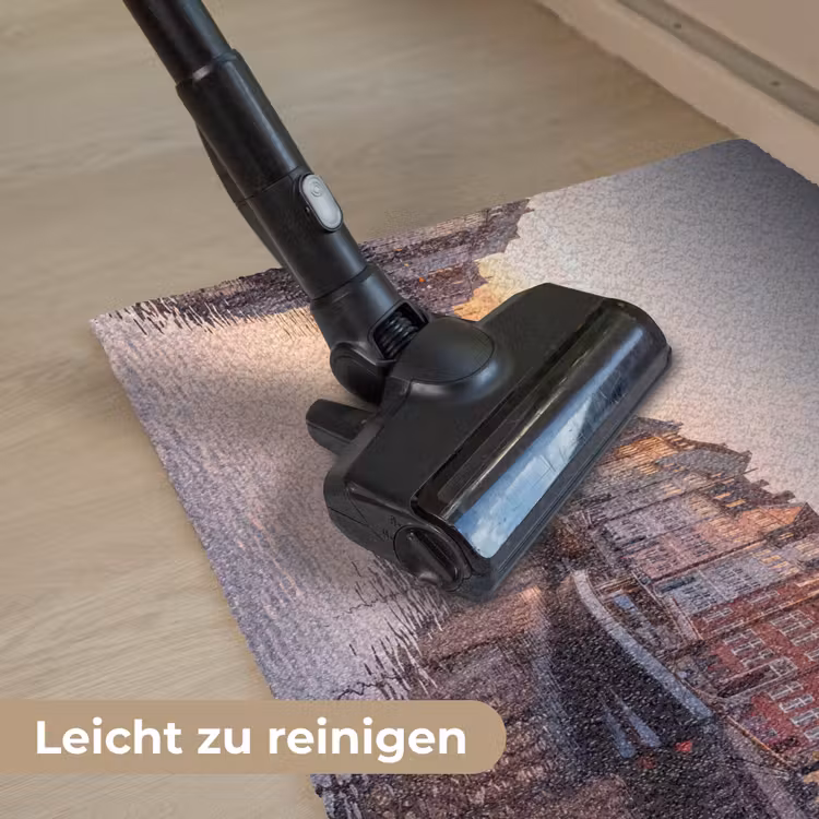 Fußmatte - Stadt – Kanal – Sonnenuntergang – Klassisch – Farbenfroh - Stad - Gracht - Zonsondergang - Klassiek - Kleurrijk Deurmat klein
