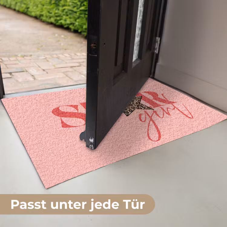 Star girl - Roze - Panter - Ster Deurmat klein -USP_DE