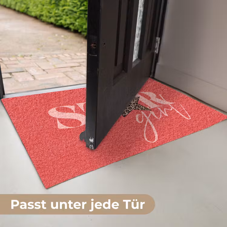 Star girl - Rood - Panter - Ster Deurmat klein -USP_DE