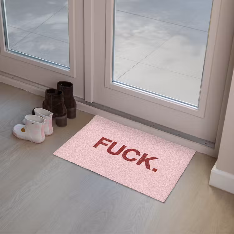 Statement - Krachtig - Roze Deurmat klein -sfeer3