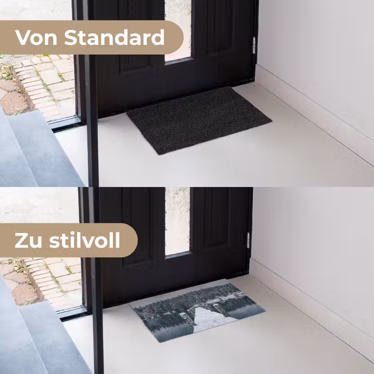 Steiger - Meer - Sneeuw - Bergen - Rustgevend Deurmat klein -voor-na_DE