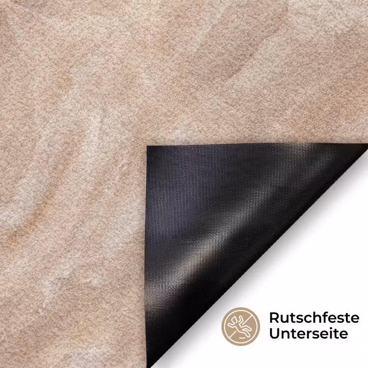 Steen - Ader - Natuur - Modern - Beige Deurmat klein -antislip_DE