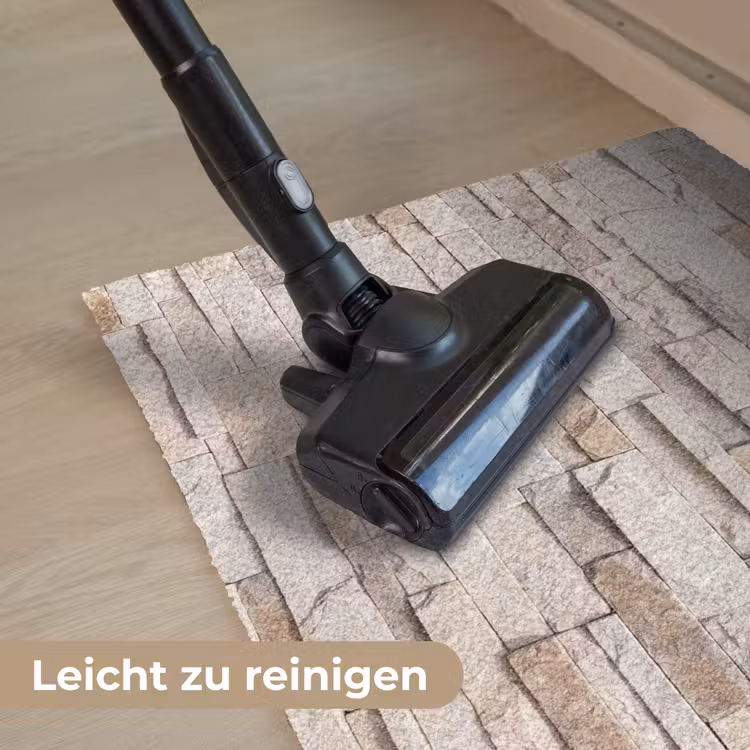 Steen - Muur - Textuur - Rustiek - Beige Deurmat klein -reinigen_DE