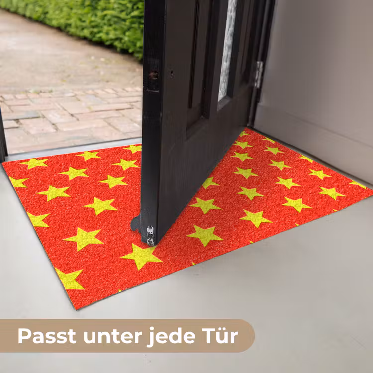 Ster - Patroon - Geel Deurmat klein 898 -USP_DE