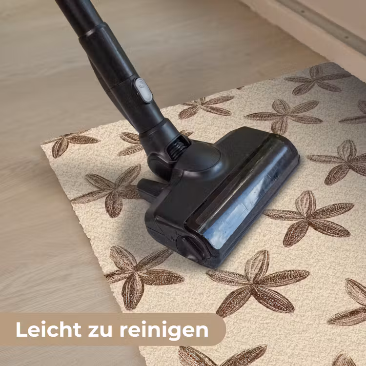 Sterren - Bruin - Natuurlijk Deurmat klein -reinigen_DE