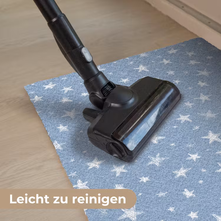 Sterretjes - Patroon - Blauw Deurmat klein 898 -reinigen_DE
