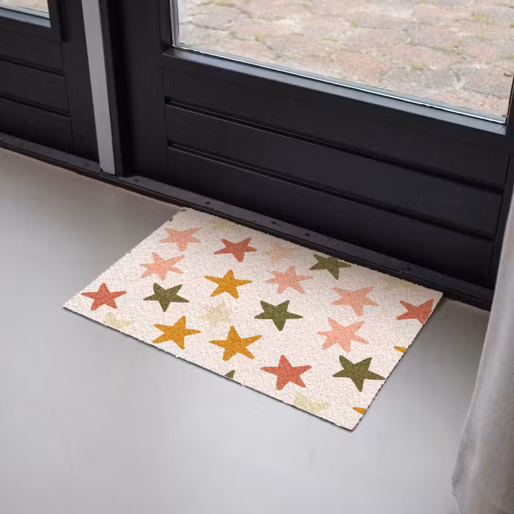 Sterren - Patroon - Kleurrijk Deurmat klein 898 -sfeer2