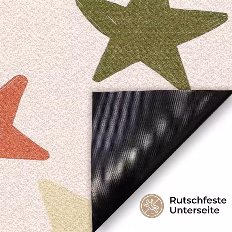 Sterren - Patroon - Kleurrijk Deurmat klein 898 -antislip_DE