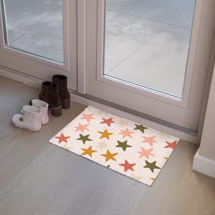 Sterren - Patroon - Kleurrijk Deurmat klein 898 -sfeer3