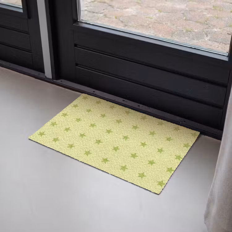 Sterren - Patroon - Groen Deurmat klein 898 -sfeer2