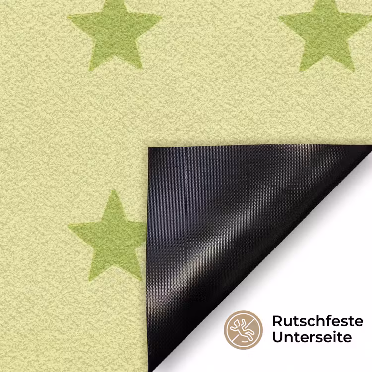 Sterren - Patroon - Groen Deurmat klein 898 -antislip_DE