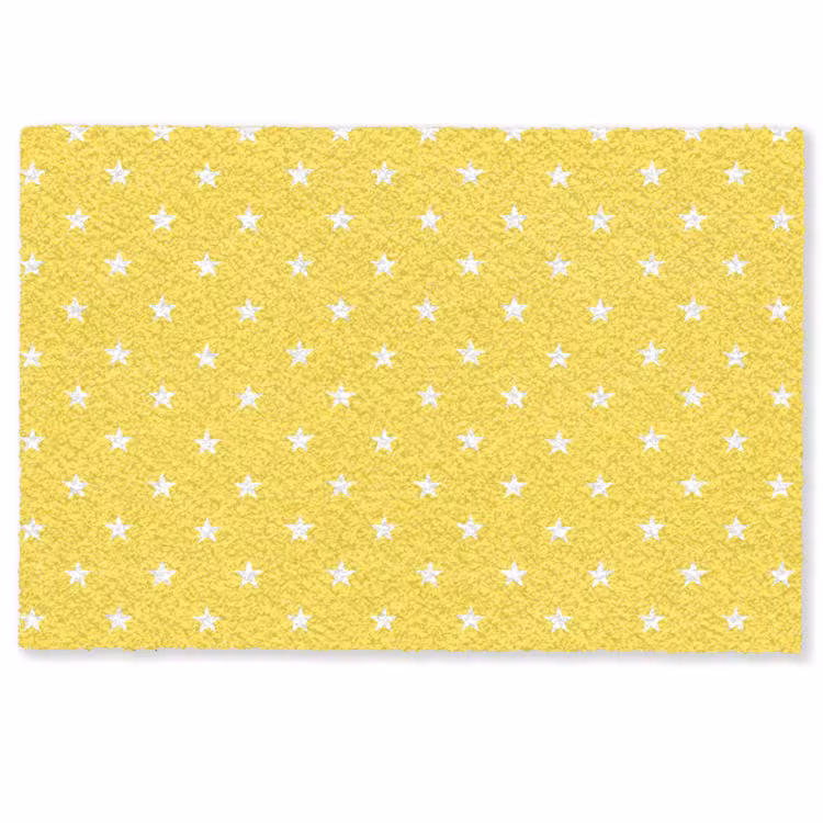 Sterren - Patroon - Minimalistisch - Geel Deurmat klein 898 -zkaufland3d